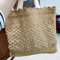 Yarn De Paja Raffia 100g Para Tejer Gorras Y Bolsas En Verano Hecho a Mano Eco-amigable Para Manualidades Crocheting - details 4