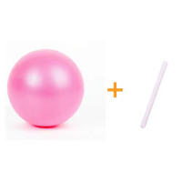 Bola De Yoga De 25cm Bola De Gimnasia De Fitness Plegable Antirrota Con Clip Transparente Y Engrosada Para Pilates - details 9