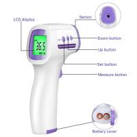 Termómetro De Temperatura Corporal Infrarrojo Médico Doméstico Digital LCD Para Infantes Y Adultos No Contacto Laser Ear Thermometer - details 26