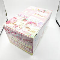 Juguete Miniatura De Dibujos Animados Sanrio De Miniso Re-Ment Caja Sorpresa Kawaii Con Tema De Habitación De Fresa Decoración De Dulces Regalos Para Fans De Anime - details 12