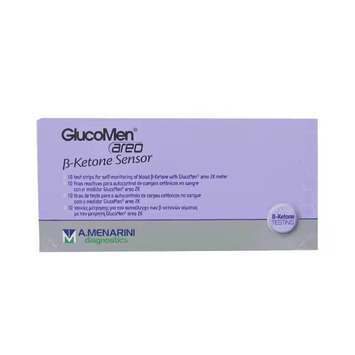 A. Menarini Diagnostics GlucoMen Areo B-Ketone Sensor tiras cuerpos cetónicos 10uds - 1