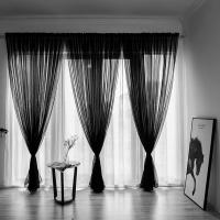 Cortinas De Moda Para Ventana Sencillas Y Modernas En Color Solido De Alta Calidad Decoración Festiva Para Bodas Y Hogar - details 59