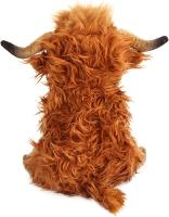 Animales de peluche de Vacas DE LAS Tierras Altas de 10,5 pies, Lindas figuras de Felpa de Vaca esponjosa, decoración realista de Felpa de Las Tierras Altas para niños, niños y niños - details 0