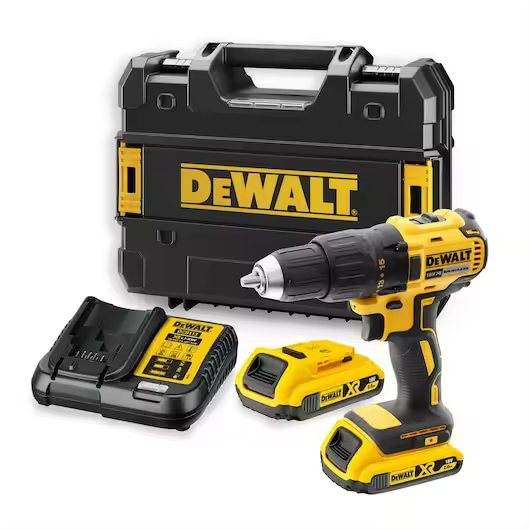 DeWALT DCD777D2T-QW taladro 1750 RPM Llave 1,15 kg Amarillo - 1