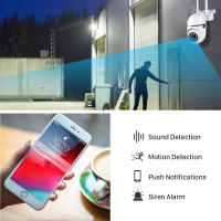 Cámara De Seguridad IP WiFi 3MP Visión Nocturna En Color Vigilancia Exterior Impermeable Zoom 4X Monitoreo Y Seguimiento Automático - details 6