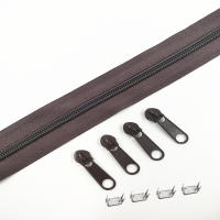 Cremalleras De Nylon Largas Para Costura Y Tailor 1/2/3/5/10 Metros Con Deslizadores 4/8/12/20/40 Piezas Accesorios Para Ropa Y Bolsos - details 1