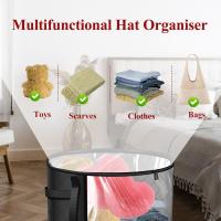 Bolsa de almacenamiento para sombreros de playa, artefacto para guardar sombreros de cubo negros - details 18