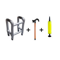 Ayuda Para Caminar Inflable Con Asa De Mano Marco Simulado Para Discapacitados Halloween Y Navidad PVC Resistente a La Fuga De Aire - details 6