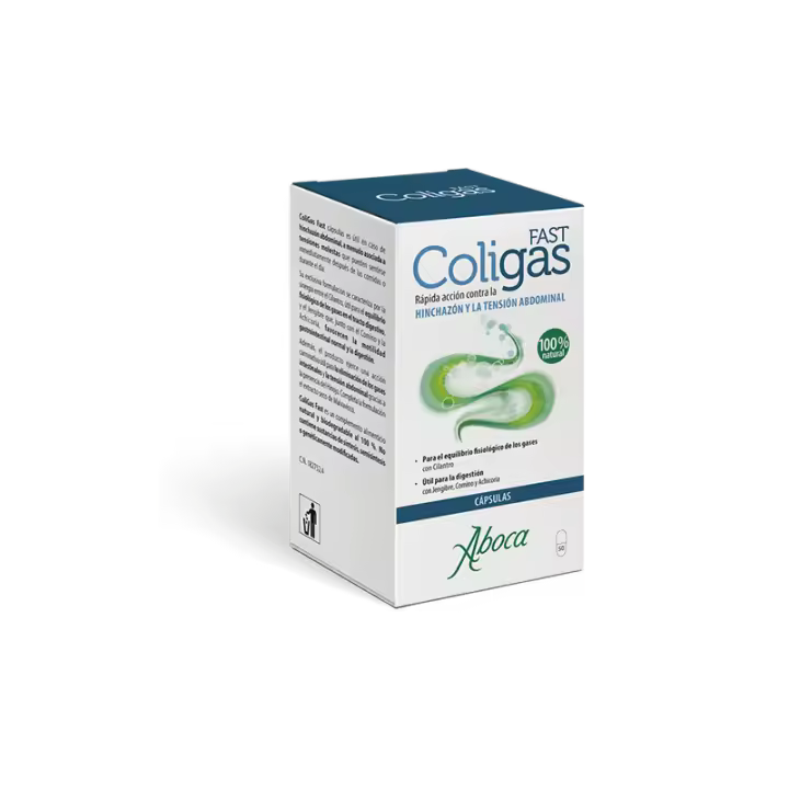 Aboca Fast Coligas 50 Cápsulas para el Alivio Rápido de la Digestión - 1