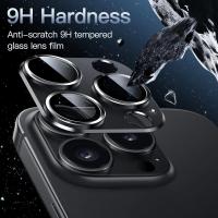 Protector De Lente De Cámara Para iPhone 16 pro Max 16 plus 15 14 pro 15 pro Max Cubierta De Titanio Gris Accesorios Para Teléfono Móvil - details 1