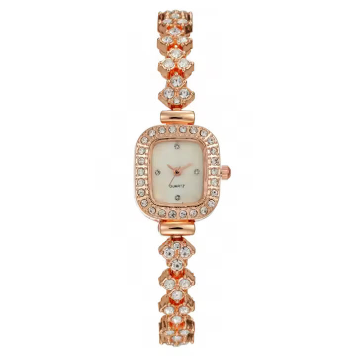 Reloj de pulsera de cuarzo para Mujer, nuevo y de gran Venta, Con diamantes. - 1