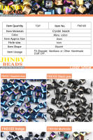 50pcs Cuentas De Cristal Austriaco 6mm Forma Cuadrada Espaciadores De Vidrio Para La Creación De Joyas Pulseras DIY Colgantes - details 2
