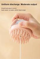 Cepillo De Baño Para Perros Y Gatos Con Despensador De Shampoo Cepillo De Peluquería Para Mascotas De Cabello Largo Material Plástico - details 2