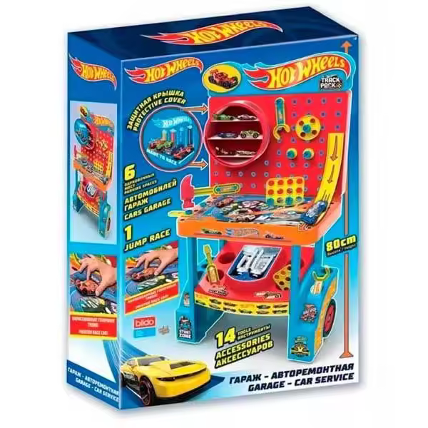 Hot wheels Garaje y banco de trabajo hot wheels ( vehículos no incluidos) - 1