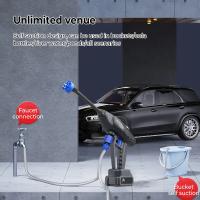Pistola eléctrica de lavado de coche, limpiador de alta presión con boquilla de espuma, 26Bar, 12000mah, accesorios de limpieza para el hogar y el jardín - details 4