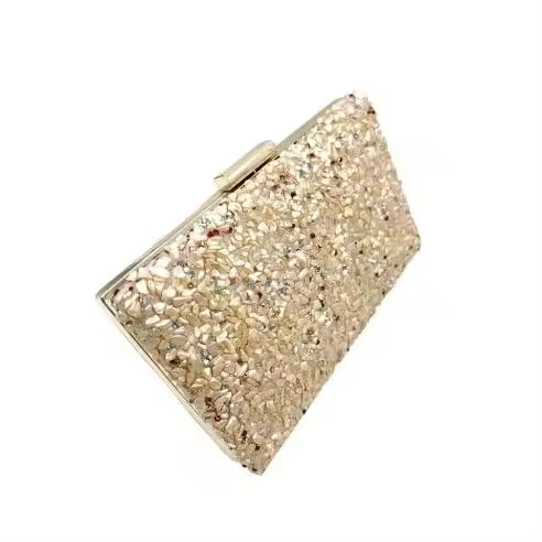 BOLSOS DE FIESTA DE PEDRERIA MELOCOTON PASTEL PARA BODAS Y COMUNIONES - 1