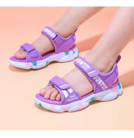 Sandalias De Playa Antideslizantes Para Niñas Verano Talla 29-38 Con Diseño De Flores Zapatos Planos Casuales Transpirables Para Niños - details 7