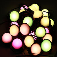 Cadena De Luces LED Festoon 10M Con 25LED Control Remoto Y APP RGB Impermeable Para Decoración De Jardín Y Navidad Iluminación Exterior - details 11