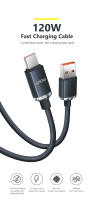 Cable Super Rápido De Carga 120W PD Tipo C Para Samsung Xiaomi Huawei Cable USB C Para Teléfono Móvil Con Corriente Máxima De 6A - details 2