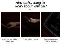 Lámpara De Lectura LED Para Coche SEAMETAL Con Sensor De Toque De Dedo Carga USB 6 Luces Para Iluminación Interior Universal Color Cambiable Material ABS - details 1