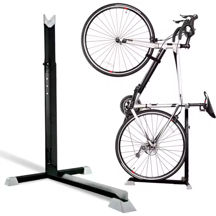 Soporte para Bicicletas, estante portátil y estacionamiento que ahorra espacio con Altura ajustable,para almacenamiento - 1