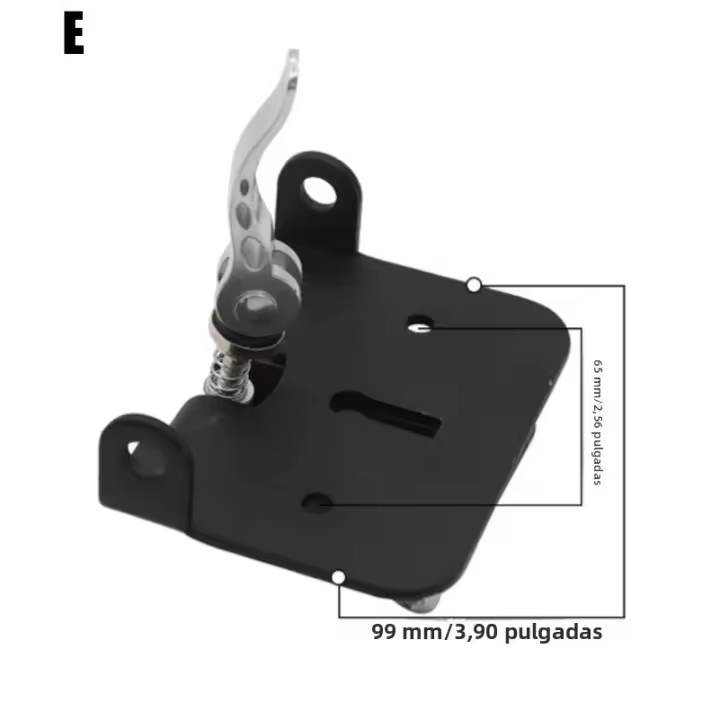 Juego De Accesorios Para Scooter Eléctrico: Base Metálica Y Sillín Con Apriete Para Tubo Inferior Piezas Por Venta Individual - 1
