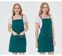 Aguas Repellente Del Apron De Cocina Unisex Con Bolsillos Para Trabajo Limpieza Restaurante Waiter Apron De Florista Tienda De Té En Bolsa Pinafore - details 10