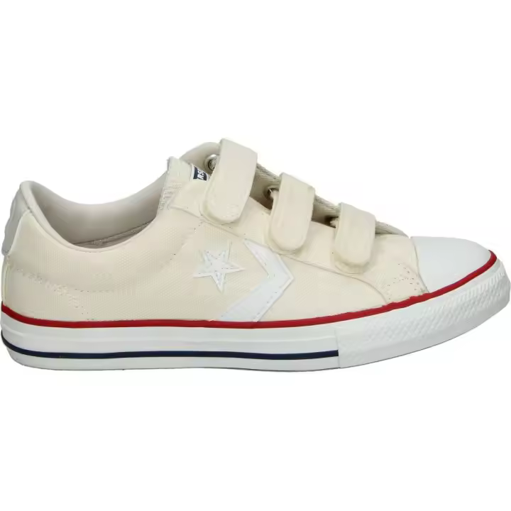 CONVERSE | Zapatillas Converse Chuck Taylor All Star Infantiles – Lonas en Color Crudo – Sneaker con Cierre de Velcro – Versátiles – Cómodas – Ligeras – Tendencia – Modelo A01610C-281 - 1