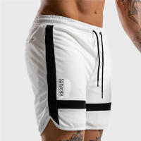 Shorts De Entrenamiento Para Hombre GITF Shorts De Correr Fitness Gym Basketbal Negro Pantalones De Sudor Con Estampado De Deporte - details 4