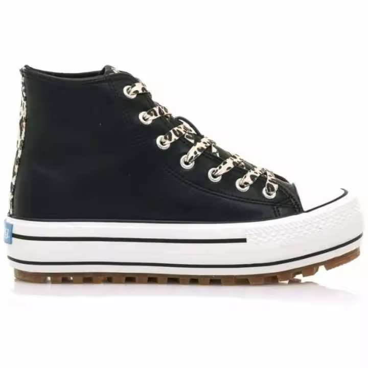 Zapatillas Mustang Mujer - Bota Plataforma Negra - Sneakers Mujer  - C53517 - 1