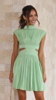 Vestido Largo Maxi De Verano Para Mujer Estilo Casual Elegante Sin Mangas Sin Espalda Color Sólido Personalizado - details 34