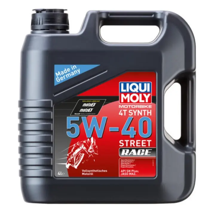Aceite Liqui Moly 100% sintético 5W40 Street Race 4 litros - 1