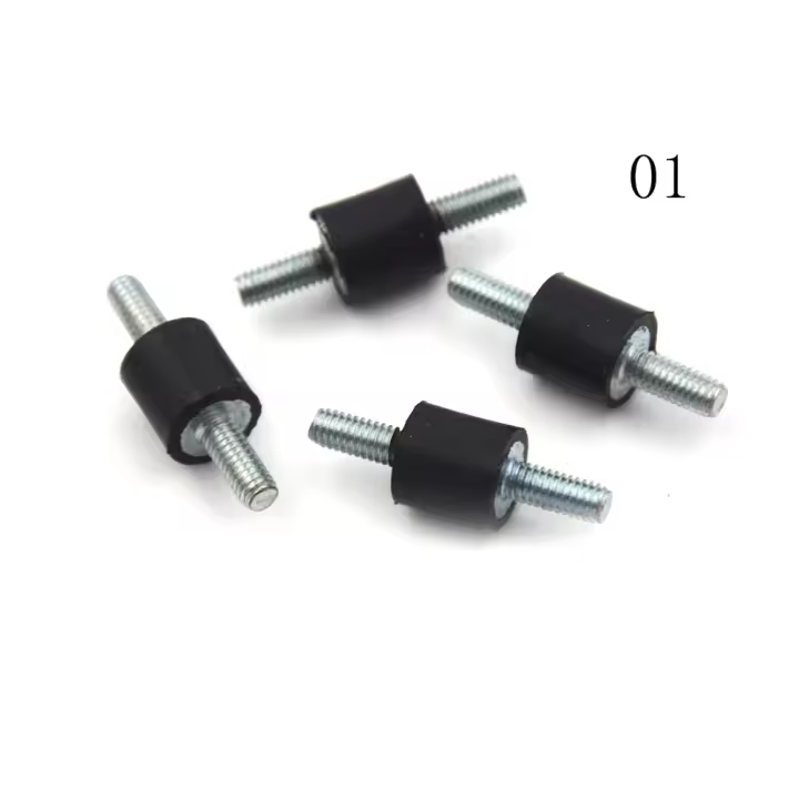 4pcs Anti Vibración Silencioso Bloque De Goma Montes De Caucho Para Barco Y Coche Herramientas Masculinas M4 M5 M6 M8 Dampfer - 1