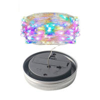 Luz Solar LED Para Botella De Mason Impermeable 20/10 Lámparas Colgantes Para Jardín Patio Porche Decoración Sin Batería - details 13