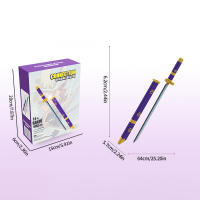 Bloques De Construcción De Espada Samurai Anime Clásico Katana Con Estuche Pequeño Juguete De Partículas Para Decoración De Escritorio Regalo De Fiestas Para Niños - details 9