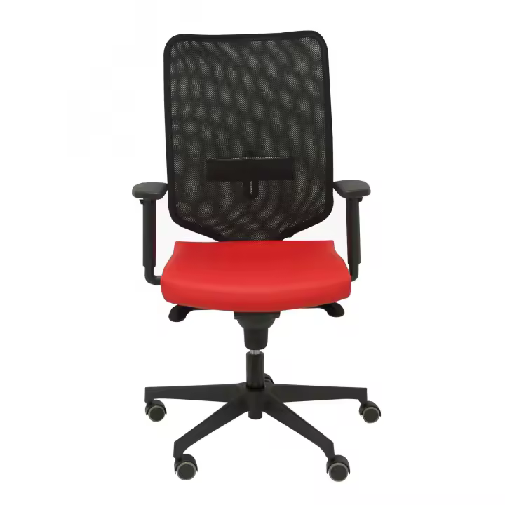 NA - Silla de Oficina Ossan Similpiel Rojo - Diseño Ergonómico - Calidad - Comodidad - Adaptabilidad - 1