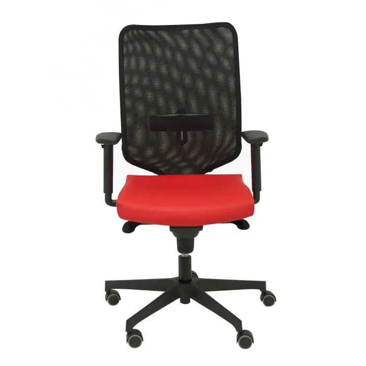 NA - Silla de Oficina Ossan Similpiel Rojo - Diseño Ergonómico - Calidad - Comodidad - Adaptabilidad - 1