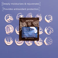 APIVITA Pack de 12 mascarillas - Express Beauty Mascarilla Facial Hidratante y Anti-polución con Lavanda de Mar  12x8ml - details 2