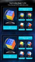 CubeFun MOYU Globe Cubo Mágico Base Soporte Para Cubos De 2x2 3x3 4x4 5x5 En Plástico Colores Juguetes Para Resolver - details 9