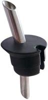 Aceitera anti goteo de acero inoxidable, dispensador de aceire  vertedor en tapon AZZAYT 250 ml, 500ml, 750ml, color plateado - details 1