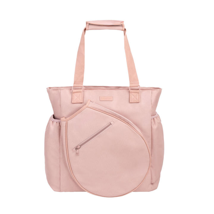Bolsa de Pádel Flamingueo Color Rosa y Khaki con Compartimento para Pala de Padel o Tenis y Múltiples Bolsillos – 100% Poliéster