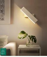 Lámpara De Pared LED Moderna Ajustable Con Interruptor Para Interior Iluminación De Pasillo Y Escalera Fuente De Aluminio - details 12