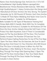 Banda De Resistencia Para Fitness Para Hombres Y Mujeres Entrenamiento De Músculos Del Braza Y Espalda Ejercicio Al Aire Libre Gimnasio Yoga Pilates Material De Nylon Elástico - details 9