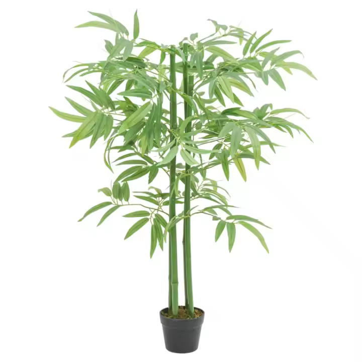 vidaXL Árbol de Bambú Artificial con Hojas Planta Decoración Verde Dimensiones 14 x 80 cm (240 hojas),  16 x 120 cm (384 hojas),  16 x 150 cm (576 hojas) y mas - 1