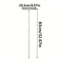 Limpia Ventanas Herramienta De Limpieza 2 En 1 Con Palanca Retráctil Cepillo Y Esponja Para Vidrio De Coche Ducha Puerta De Vidrio - details 2