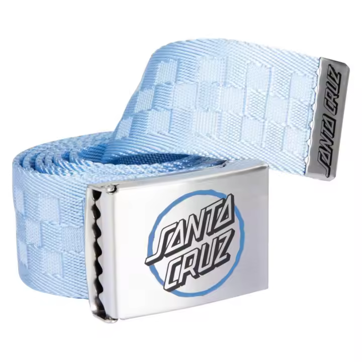 Cinturón Santa Cruz Belt Breaker Opus Dot Check Azul - Talla unica - Cinturón de lona - 1