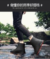 Botas De Lluvia Para Hombre Cuatro Estaciones Media Calf Altura Material Superior PVC Antideslizantes Y Impermeables Para Pesca Al Aire Libre Y Cocina - details 9
