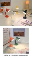 Lámpara De Lectura LED Mini Doblete Para Dormitorio Y Sala De Estar Iluminación Nocturna Creativa Para Decoración De Hogar Y Casa De Muñecas - details 5
