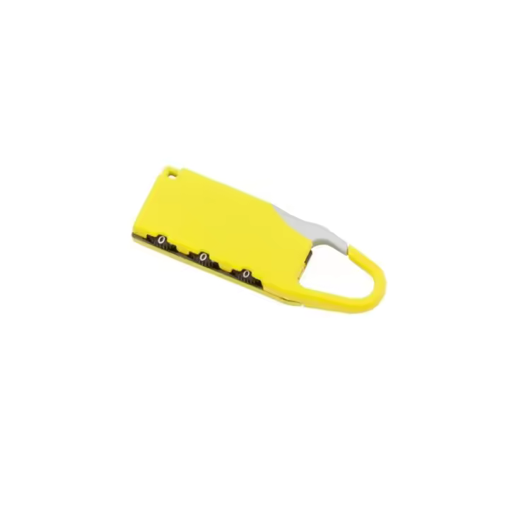 Candado Metálico ZANEX Amarillo - Seguridad y Protección para tus Pertenencias - 1