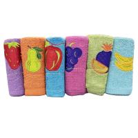 MAXHOME-Pack 6 Paños cocina 50x50cm,Multicolor con Dibujo Bordado de Frutas ,100% Algodón, suaves, absorbentes y resistentes,El pack puede contener algunos dibujos o colores que no aparecen en las imágenes - details 1